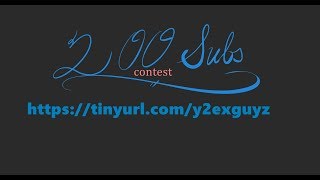 200 Subscribers Giveaway!