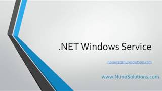 .NET Windows Service