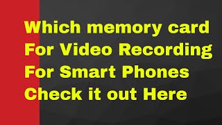 Best 32 GB Memory Card for Video (SJCAM GoPRO) and Smartphone Mobiles  (Samsung, Xiaomi, Lenovo)i,