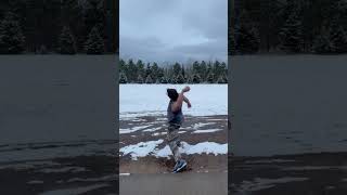 Throwing a snowball 51 MPH