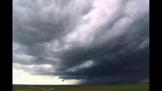 6/20/2015 Wright, WY Supercell Timelapse