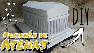 Maqueta del Partenón de Atenas - Fácil y Rápido #diy #manualidades