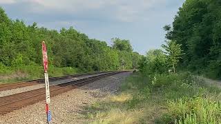 Amtrak P090 with a nice K5LA horn leader at jones crossing 6/08/22