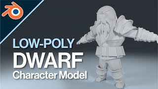 Low-Poly Dwarf Character Modeling | Blender 2019 for Beginners | TheNiceOne 3D