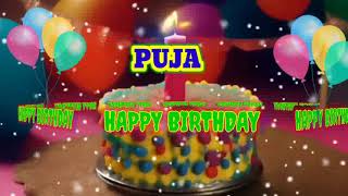 PUJA- Happy Birthday Song//happy birthday to you