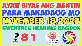 Ayaw Biyae ang MENTIN para makadaog mo! November 18,2023