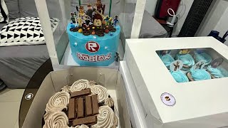 ROBLOX CAKE & CUPCAKES! #tutorial #cakedecorating #cake #homebaker