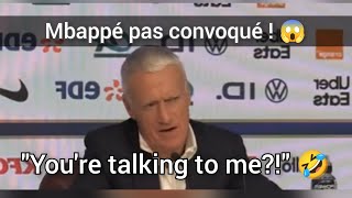 Mbappé pas sélectionné par Deschamps ! Leurs réactions ! 😱🤣