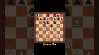 Italian Variation, 4 Knights Game #chess #kingsacrifice #chessbaseindia #shorts #chessolympiad2022