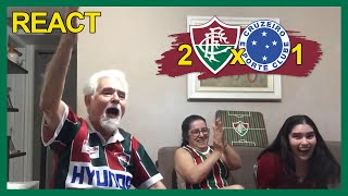 FAMÍLIA TRICOLOR REAGE À 2 FLUMINENSE X 1 CRUZEIRO - COPA DO BRASIL 2022