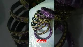 bangles design 💜 home made earrings✨ #shorts #youtubeshorts #earrings #bangles