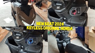 Honda new beat 2024 ada alarmnya dan answerback pakai keyless PCX 160 modul remot pakai PCX 150