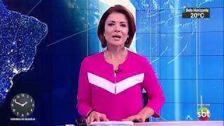 [HD] Analice Nicolau se atrapalha no SBT Notícias da madrugada - 15/01/2018