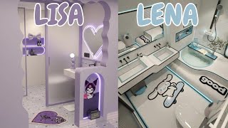 LISA OR LENA (Kuromi Vs Cinnamoroll) #lisa #sanrio #kuromi #lisaandlena #trending