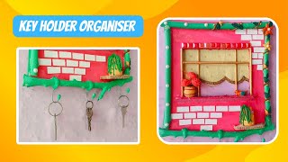 How to make Keyholder || Key organiser|| Wall decoration || Cardboard Craft #pavanishandmade