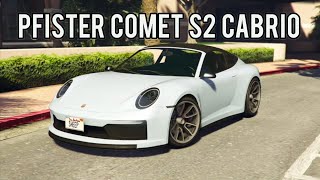 Pfister Comet S2 Cabrio || GTA Online Showcase