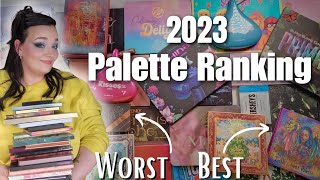 Ranking the 40+ Palettes I tried in 2023 | This was Hard!!