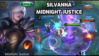 This ELITE Skin looks AMAZING!! New Skin Silvanna Midnight Justice | Mobile Legends | YZGaming