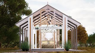 Mausoleum Design - Simple High Ceiling Mausoleum EP19