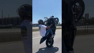 2024 ninja ZX6R stock wheelies