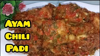 Resep Ayam Chili Padi, enak banget bikin tambah nafsu makan, wajib coba!#ayamgoreng