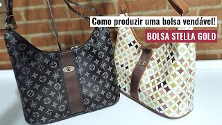 Como produzir uma bolsa vendável - Bolsa Stella Gold