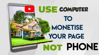 Use Computer to Monetise Your Page , Don't Use Mobile App  #review #enroll #phoneapp #web #computer