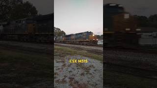 Sunset Train - CSX M515 in Athens #csx #train #trainvideo @CameraBryan #trainhorn #trainhorns