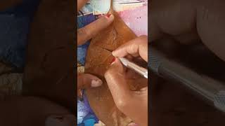 ||Leaf Cutting Art||mothers and fathers love||baby||cute family||leaf#viralvideo#shortvideo#love#