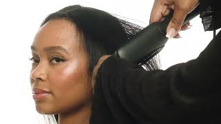 How To: Silk Press on Textured Hair using ghd max