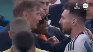 Messi enfrenta a louis van gaal  reaccion de hincha colombiano