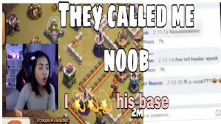 They called me a noob.