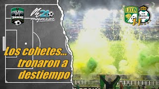 En el León vs Santos... "Los Cohetes tronaron a destiempo"