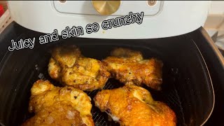 Crispy and juicy chicken thigh || fast and easy AIR FRYER recipe