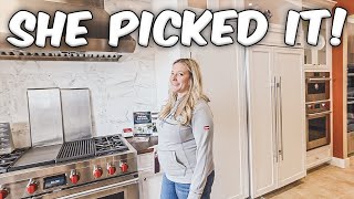 DID WE BLOW THE BUDGET? [SELECTION DAY!] FIREPLACE & APPLIANCES!