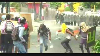 Protesters clash with police in Venezuela