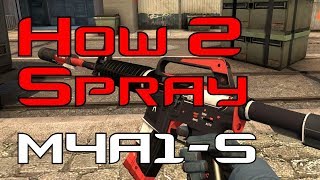 How to spray with the M4A1-S CSGO