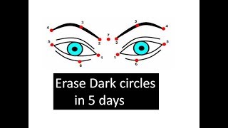 Remove  Dark circles in 5 DAYS | 5 MIN MASSAGE |