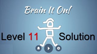 Brain It On Level 11 Solution - Make the magnets touch {3 Stars}