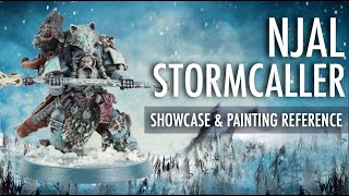 Njal Stormcaller Showcase Painting Reference Space Wolves Marines Frostpaws Warhammer 40K