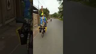 bikecycle tour | sepeda touring indonesia #shorts #shortvideo