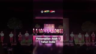 Juara! Usia 5 thn sudah tampil di panggung #india #indonesia #shortvideo #indindoproject #anakindia