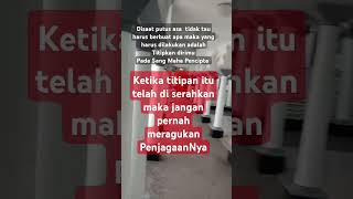 Titipkan dirimu pada Sang Maha Pencipta #Tuhan #Allah#nasehatislami #motivasihidup