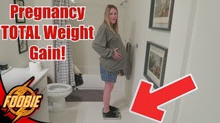 MY OVERALL WEIGHT GAIN FROM PREGNANCY!