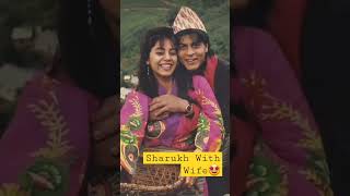 Sharukh Khan With His Wife 😳।।#shorts #ytshorts #viral #viralshorts #transformationvideo #bollywood