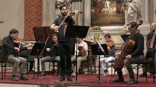 Vivaldi violin concerto (RV. 177 in C major)  G.Agazzi - Interpreti Veneziani (in rehearsal)