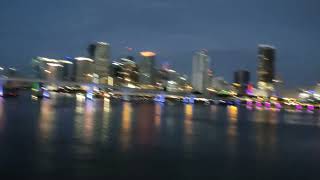 miami florida downtown at night 4k vedio#miamibeach#awesomeviews #viral #youtube #youtubevedio