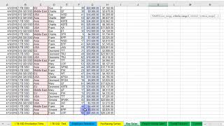 6b Sales Rep sales dollars using SUMIFS in Excel