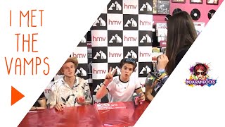 THE VAMPS || I MET THE VAMPS || CD GIVEAWAY || MEETING THE VAMPS