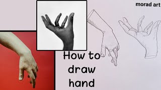 How to draw hand |  Hand sketch